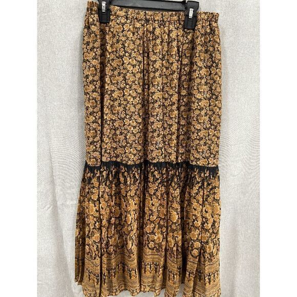 Kobi Halperin Women's Charlie Floral Print Skirt - Hazelnut Multi S - Picture 3 of 7